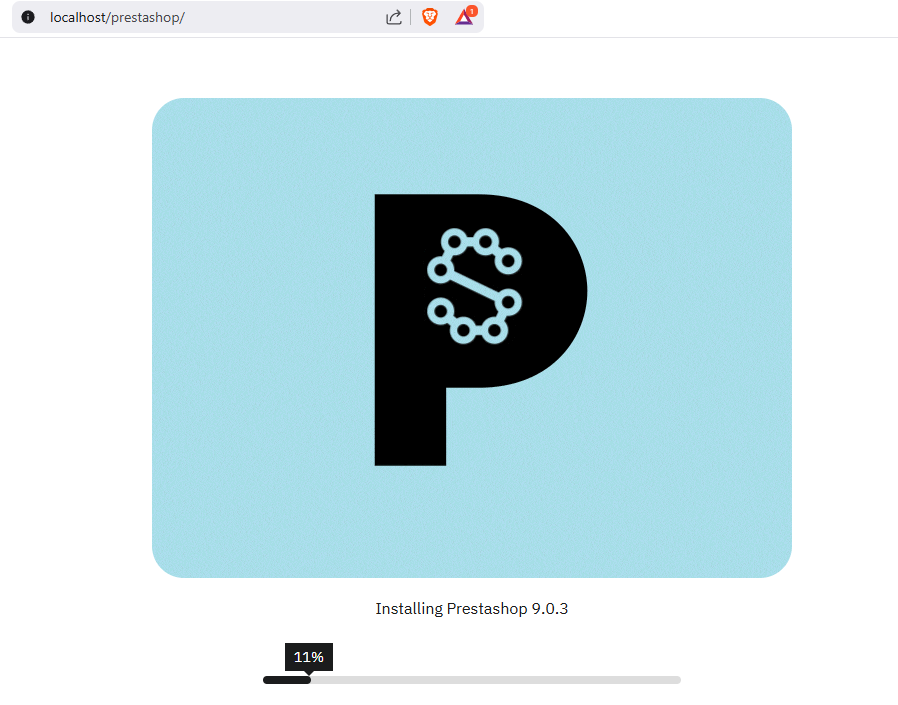 Installation prestashop local
